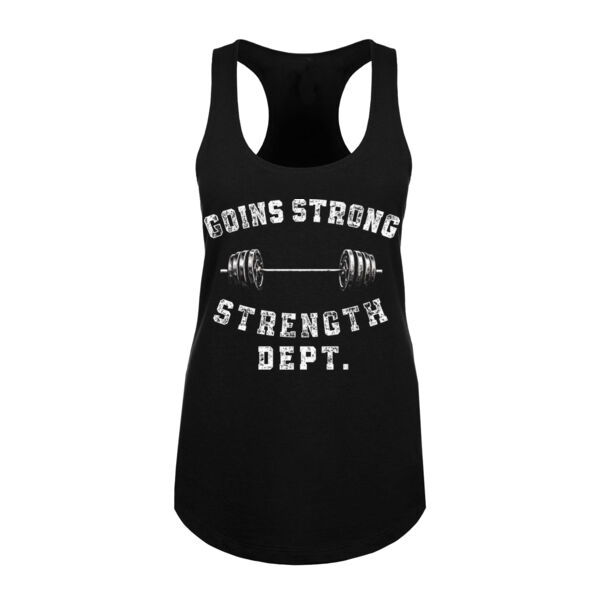 GOINS STRONG - WOMEN'S FITTED TANK TOP - $HD9AKZ$ Thumbnail