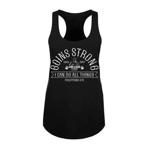 I CAN ALL THINGS - WOMEN'S FITTED TANK TOP - $6GMR8X$ Thumbnail