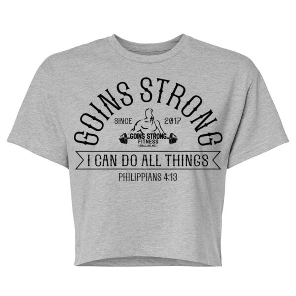 I CAN DO ALL THINGS - WOMEN'S CROP T-SHIRT - $97FV3M$ Thumbnail