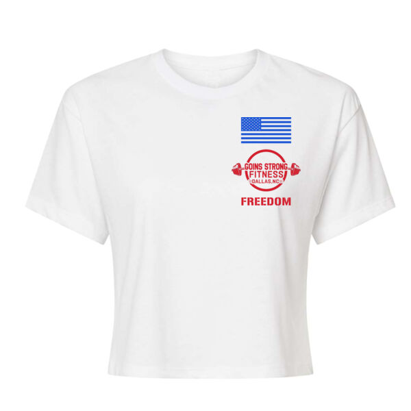 FREEDOM - WOMEN'S CROP T-SHIRT - $K8GJ2H$ Thumbnail