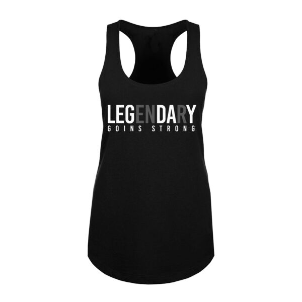 LEGENDARY LEG DAY - WOMEN'S FITTED TANK TOP - $6DH7QB$ Thumbnail