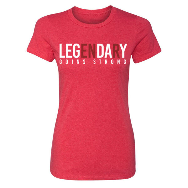 LEGENDARY LEG DAY - WOMEN'S FITTED T-SHIRT - $WHUG28$ Thumbnail
